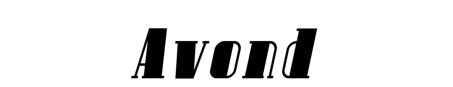 Avondale Italic cкачати шрифт безкоштовно
